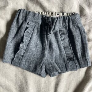 Zara baby grey tweed shorts